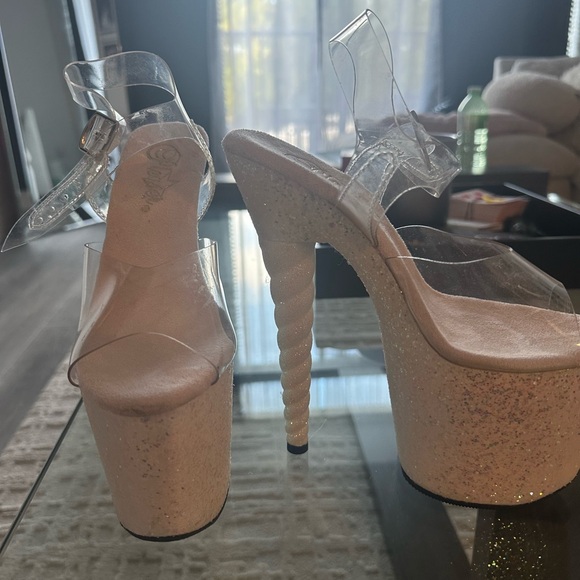 Pleaser Pink Unicorn Heel - Picture 3 of 4